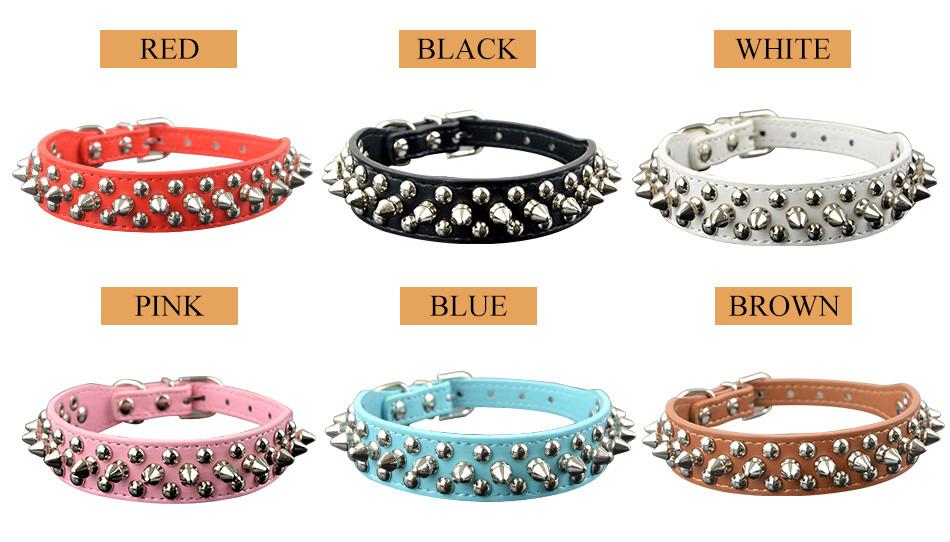 Spikes Studded Pet Collar