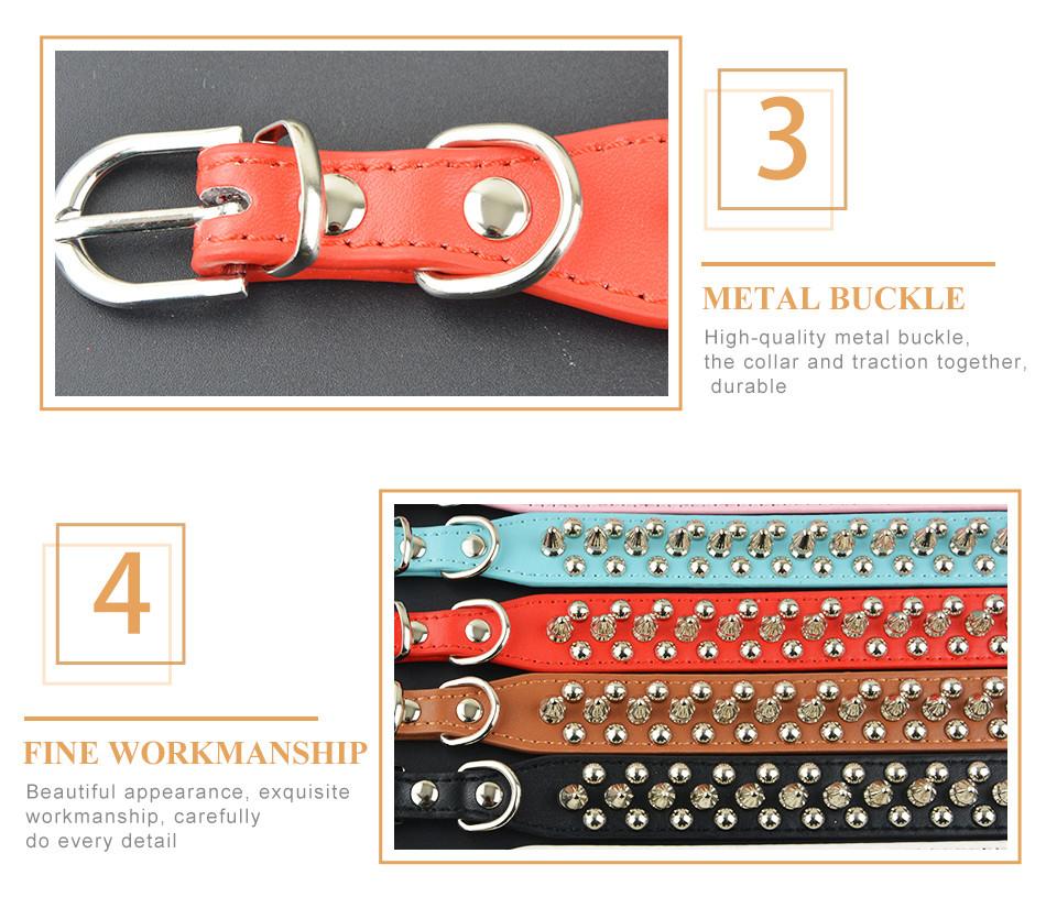 Spikes Studded Pet Collar