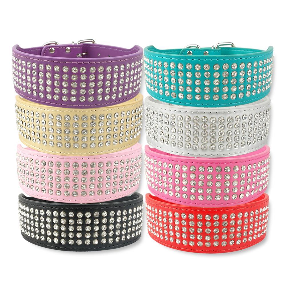 Rhinestones Dog Collars