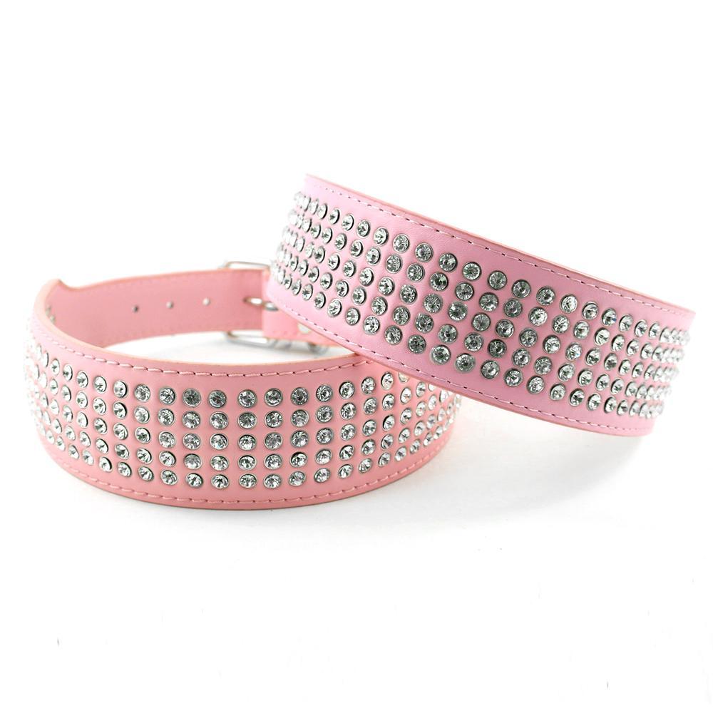 Rhinestones Dog Collars