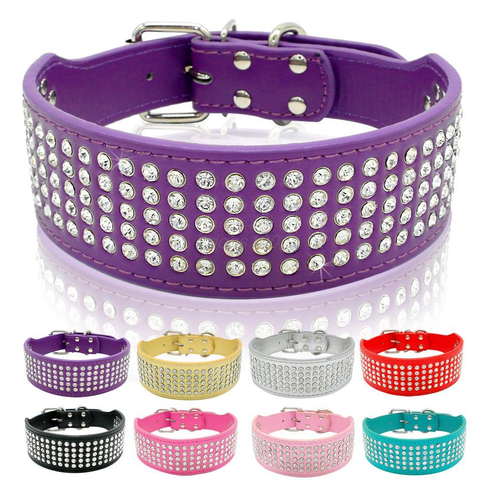 Rhinestones Dog Collars