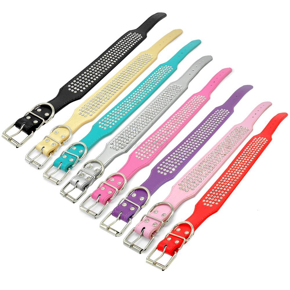 Rhinestones Dog Collars
