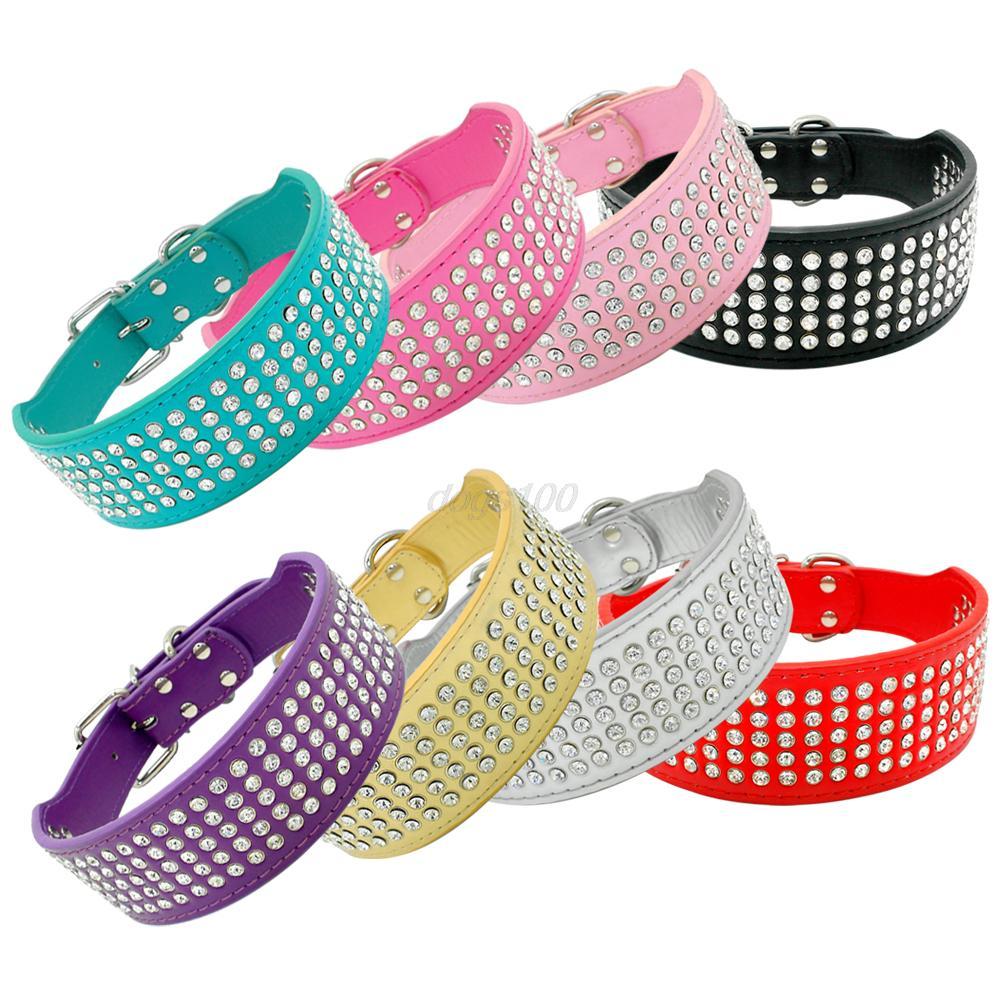 Rhinestones Dog Collars