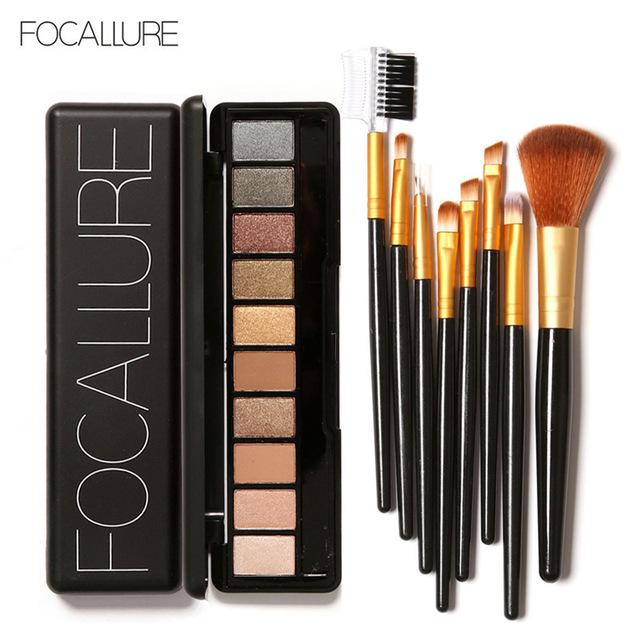 Focallure 10 Colors Eyeshadow Contour