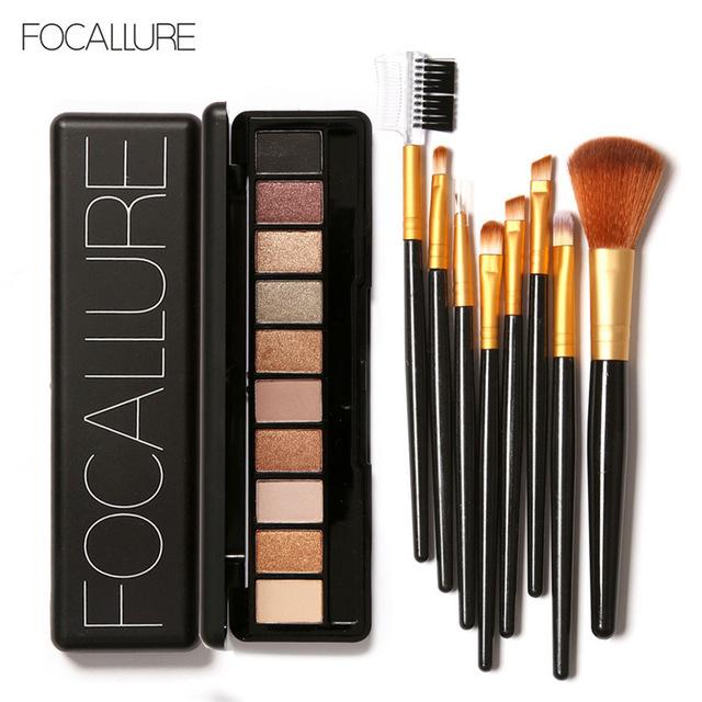 Focallure 10 Colors Eyeshadow Contour