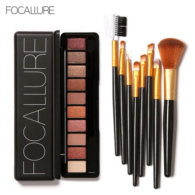 Focallure 10 Colors Eyeshadow Contour