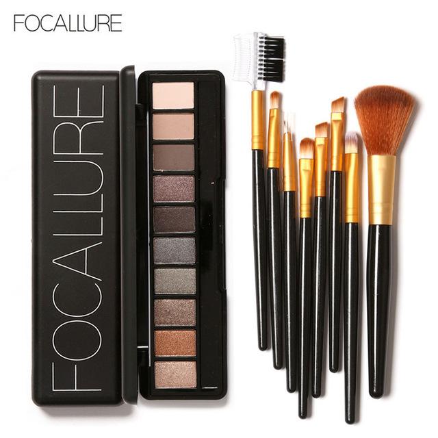 Focallure 10 Colors Eyeshadow Contour