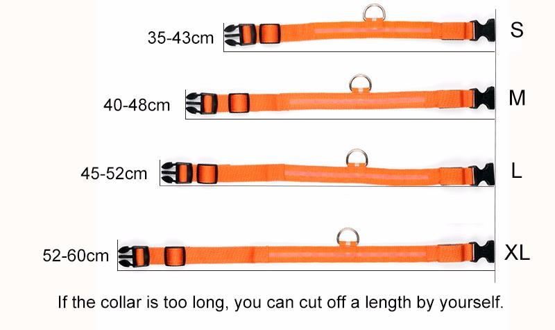 Nylon LED Pet Collar