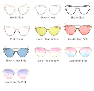 Cat Eye Sunglasses Fashion Eyewear