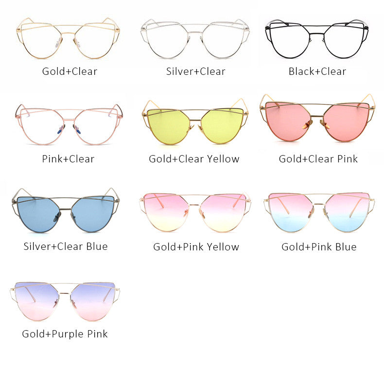 Cat Eye Sunglasses Fashion Eyewear