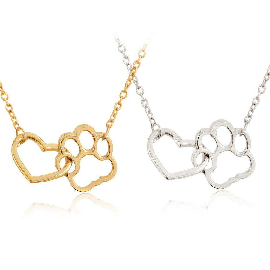 Pet Paw Footprint Necklaces