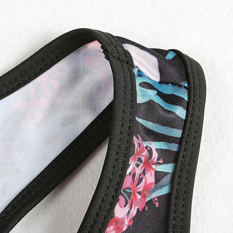 Yoga 2 Piece Female Set Floral Print