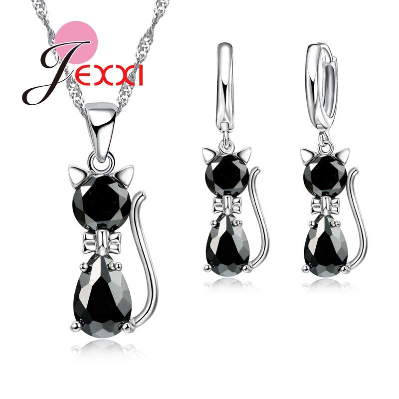 Romantic Cat Jewelry Set