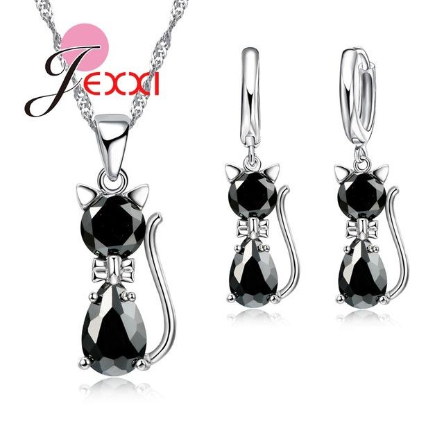 Romantic Cat Jewelry Set