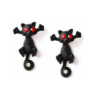 Cute Cat Stud Earrings
