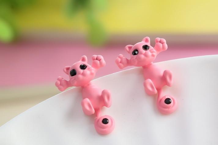 Cute Cat Stud Earrings