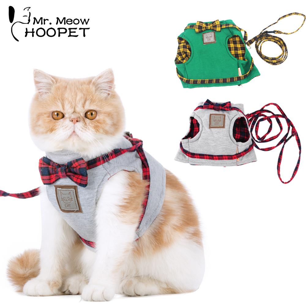 British Style Cute Cat Jacket Leash