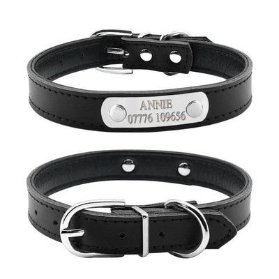 Leather Personalized Dog Collars