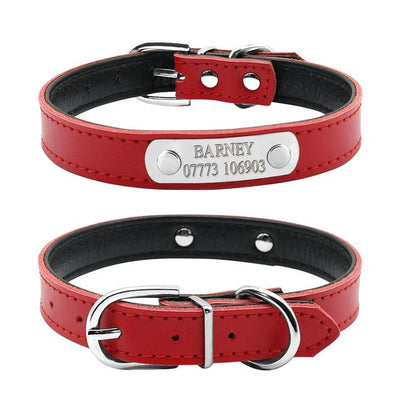 Leather Personalized Dog Collars