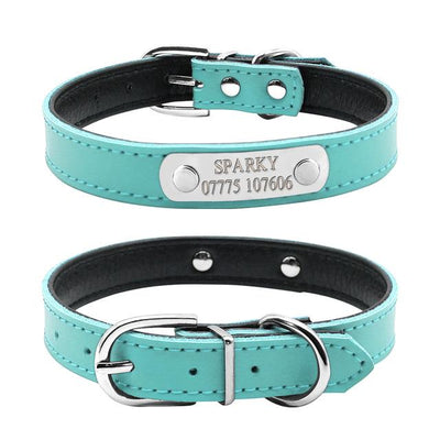 Leather Personalized Dog Collars