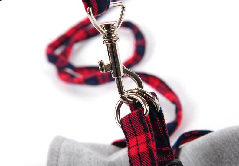 British Style Cute Cat Jacket Leash