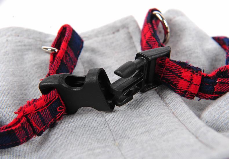 British Style Cute Cat Jacket Leash