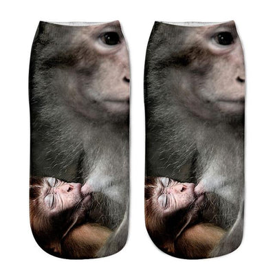 Women 3D Cat Printed Socks