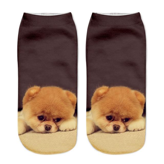 Women 3D Cat Printed Socks