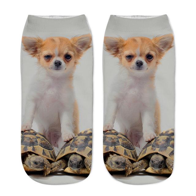 Women 3D Cat Printed Socks