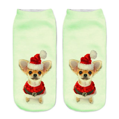 Women 3D Cat Printed Socks