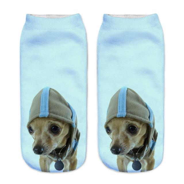 Women 3D Cat Printed Socks