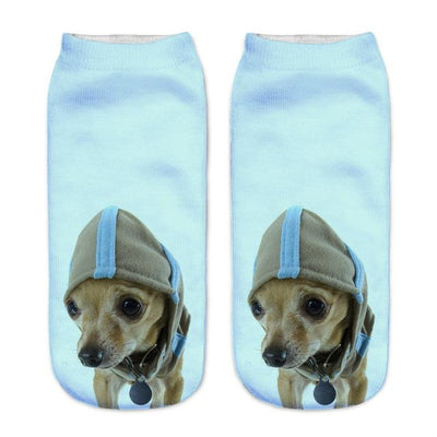 Women 3D Cat Printed Socks