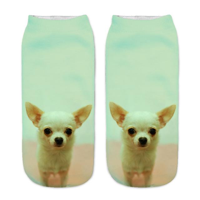 Women 3D Cat Printed Socks