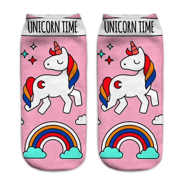 Women 3D Cat Printed Socks